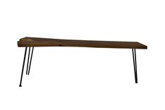 Live Edge Coffee Table, Modern Coffee Table, Coffee Table With Hairpin Legs, Walnut Coffee Table 4 small
