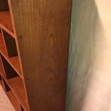 Custom Made Solid Cherry Bookcase Or Room Divider Or Entertainment Center With Open Or Enclosed Back 4 small