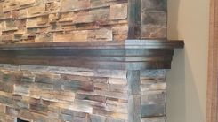 Custom Soft Maple- Wrap Around Mantel 3 small