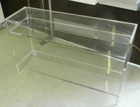 Acrylic Bookcase- T.V. Stand - Hand Crafted, Custom Size Never A Problem 5 small