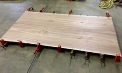 Live Edge Book Matched Solid Walnut Dining Table 5 small