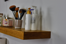Vanity Shelves, Makeup Shelf, Floating Vanity Shelf, Bathroom Vanity Shelf, Floating Makeup Shelf 1 small