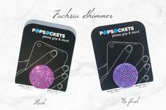 Any Color Crystallized Personalized Pop Socket Iphone Grip Bling Genuine European Crystals Bedazzled 2 small