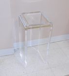 Acrylic Waterfall Edge Side Table - Hand Crafted, Custom Sizing 3 small