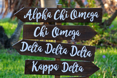 Alpha Chi Omega Gifts, Kappa Delta Sorority Sister Wooden Signs 3 small