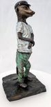 Cast Bronze Meerkats, In Character. 6 small