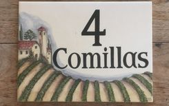 Hand-Painted Address Tiles And Plaques 2 small