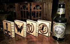 Custom, Coasters, Couples Gift, Gifts For Men, Wife Gift, Wood Anniversary, Wedding, Gifts 5 small