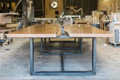 Solid Wood Conference Table 2 small