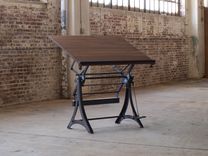 Walnut Drafting Table Lift And Tilt 5 small