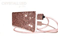 Crystallized Iphone Portable Battery Pack Charger Genuine European Crystals Bedazzled Mophie 2 small