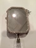 Rhinestone And Black Jeweled Hand Mirror 2 small