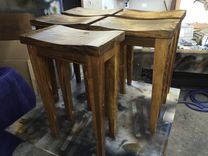 Reclaimed Pine Stool 5 small
