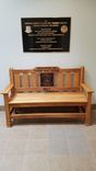 Custom Made Memorial Park Bench - Indoor/Outdoor 1 small