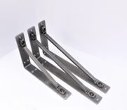 Wrought Iron Shelf Bracket Handcrafted Forged Heavy Duty. Kitchen Shelving. Wall Corbel. 3 small