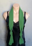 Green Chiffon Scarf 4 small