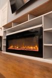 Electric Fireplace Tv Stand - Handcrafted Media Console With Storage  6 small