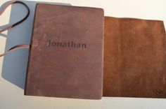 Personalized Leather Journal Engraved Bound Handmade Pocket Journal Mini Travel Copper Art Notebook 6 small