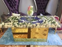 Acrylic Bridal Table - Clear Modular Top, Mirror Base 1 small
