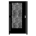 Decorative Steel Animal Print Gate - Gator - Decorative Wall Panel - Handmade - Custom Garden Gate 1 small