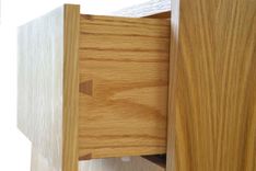 Mid Century Modern Vanity In Oak 5 small