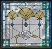 Stained Glass Art Deco Fans 1 small