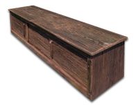 Rustic Floating Media Cabinet 5 small