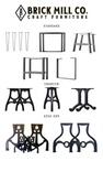 Custom Tables, Custom Dining Tables, Custom Table Tops, Custom Wood Tables, Custom Farmhouse Table 6 small