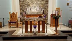Presider's Chair, Celebrant's Chair, Liturgical Furniture, Church Furniture 5 small