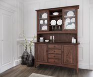 Wooden Classic Shaker Buffet And Hutch 1 small