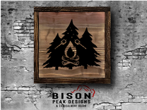 Outdoor Recreational Signs. Camping Sign. Cabin Sign. 2 small