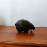 Rustic Black Sheep Figurine Primitive Sheep Farm Decor 4 small