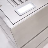 30" Stainless Steel Range Hood, 3 Stacks Modern Box Kitchen Hood With Powerful Vent Motor 4 small