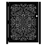 Artistic Mandala Gate - Mandala Art Panel - Floral Entryway Gate - Laser Cut Panel 5 small