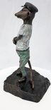 Cast Bronze Meerkats, In Character. 2 small