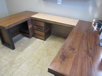 Custom Desk Steel Walnut And Maple 4 small