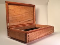 Custom Display Box  Beautiful Double Dovetail Joinery / Carbon Fiber And Epoxy Inlay 4 small