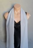 Gray Chiffon Scarf 3 small