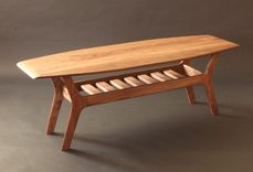 Spicoli Danish Surfboard Coffee Table In Walnut 5 small