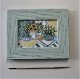 Original Framed Cat Painting 3 small