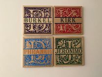 Family Monogram And Initial Plaque. 6 small