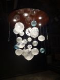 Blown Glass Sphere Chandelier 2 small