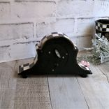 Whimsical Checks Music Box Hand Painted Checkered Decor 5 small