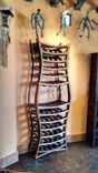 Large Wine Rack - Hour Glass - Made From Retired California Wine Barrels 1 small