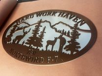 Custom Double Layer Wildlife Sign 5 small