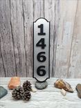 Routed House Number Address Sign 1 small
