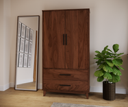 Wooden Armoire With Drawers 1 small