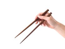 Hand Carved Wood Chopstick 1 small
