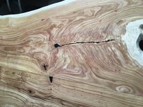 Live Edge Honey Locust Dining Room Table 5 small