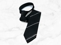 Crystallized Men's Tie Striped Bling Genuine European Crystals Any Color 1 small